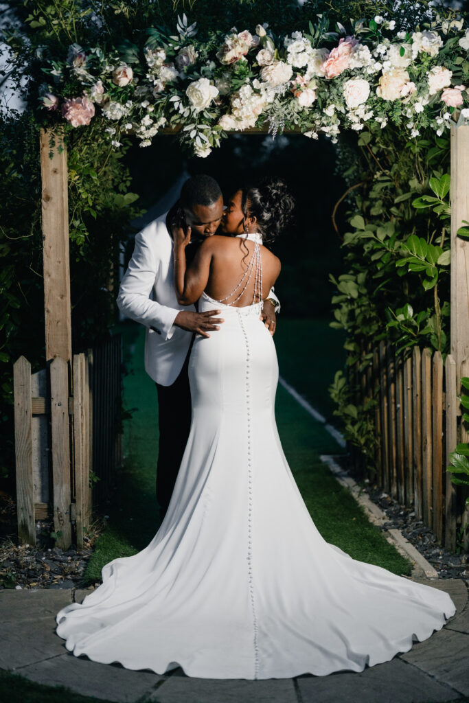 Natural wedding portraits at The Waterside Venue wedding photography session