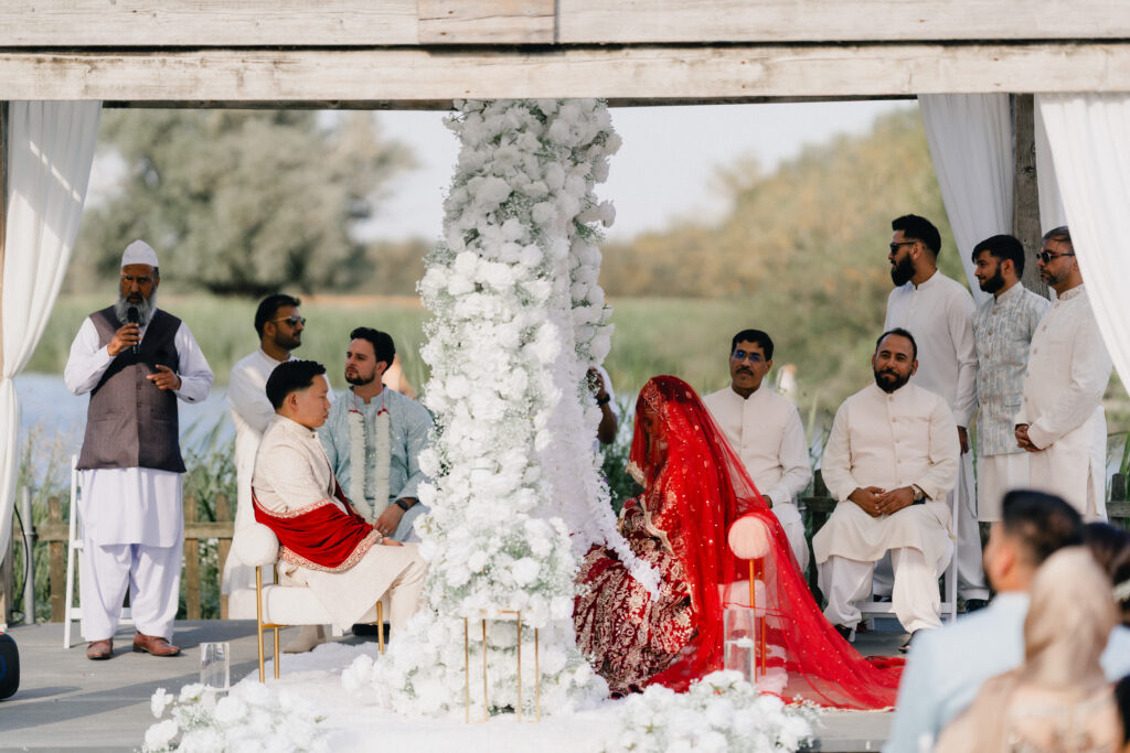 Family reactions during a traditional Pakistani Nikkah ceremony