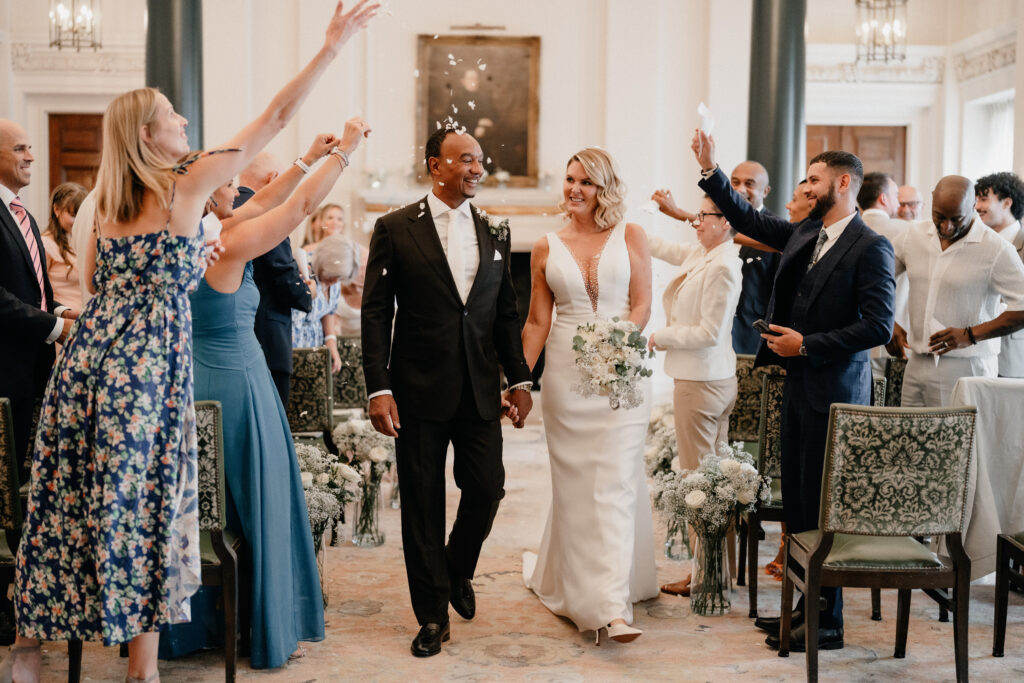 Wedding photographer capturing ceremony moments at The Ned