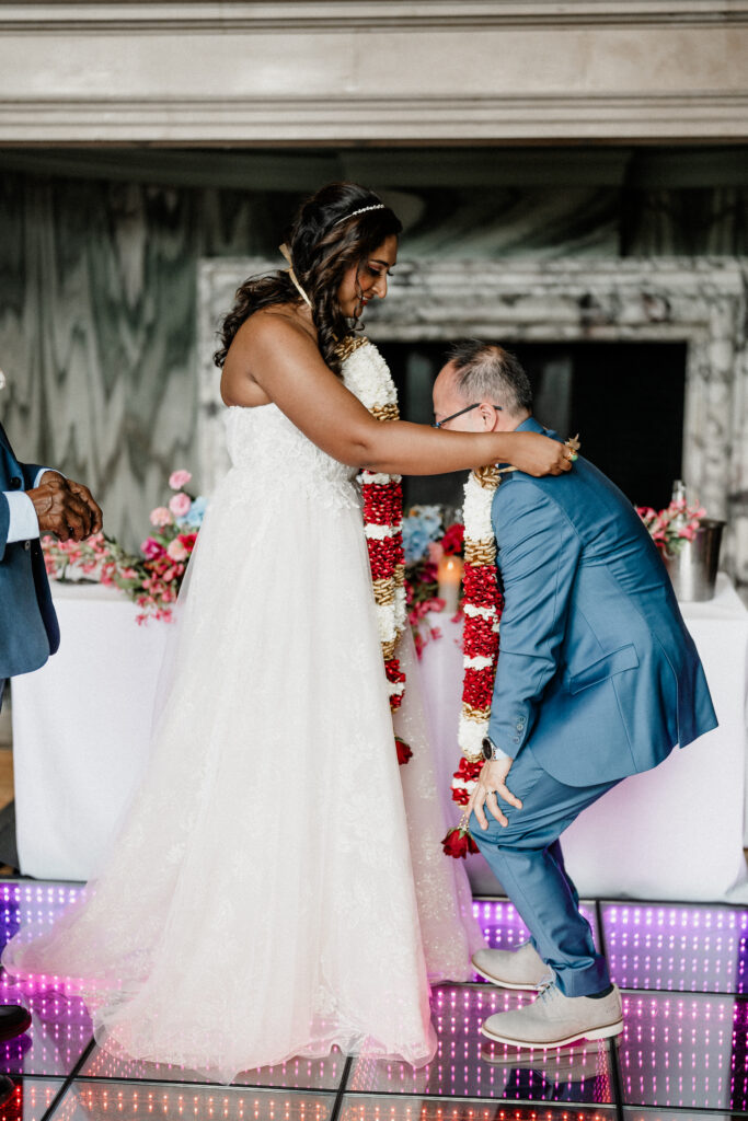Hindu wedding ceremony at Addington Palace with cultural rituals
