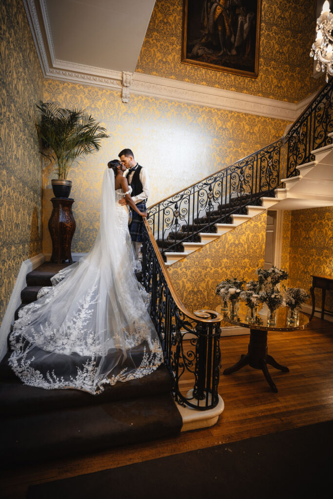 Editorial wedding photography at Hedsor House