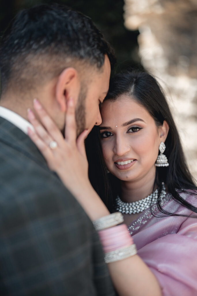Romantic wedding portraits in Reading